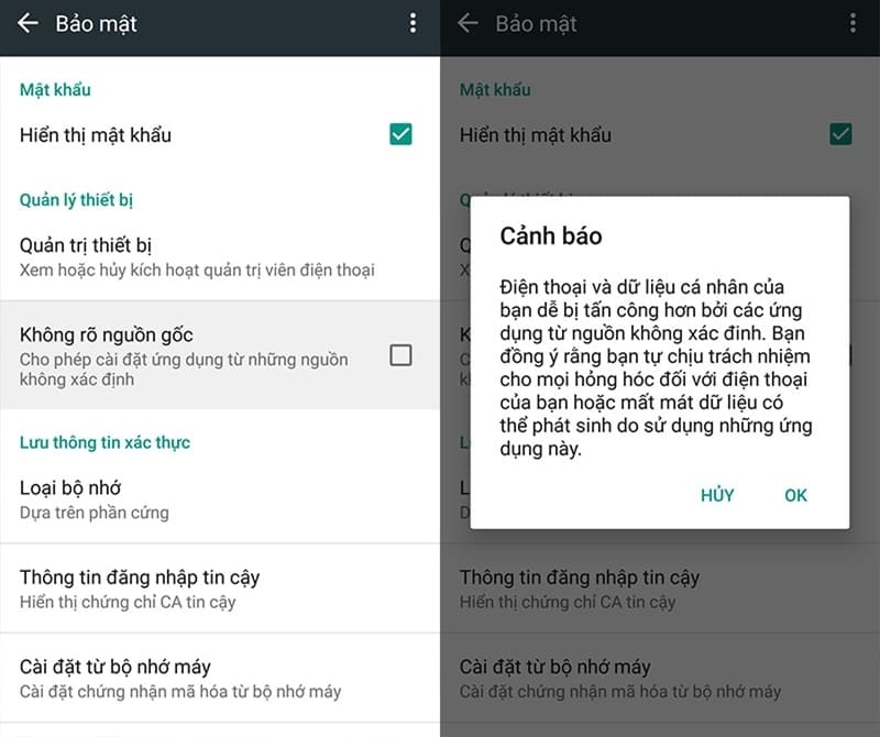 HƯỚNG DẪN TẢI APP NEW88 ĐƠN GIẢN NHẤT 7 Cho phép cài đặt ứng dụng từ bên ngoài trên Andorid
