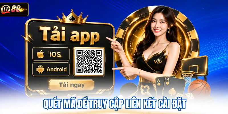 Quét mã để truy cập liên kết cài đặt