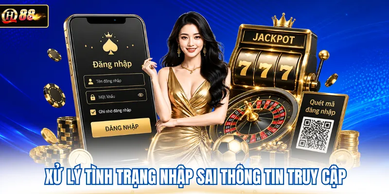 Xử lý tình trạng nhập sai thông tin truy cập